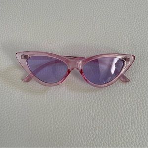 ASOS purple cat eye sunglasses